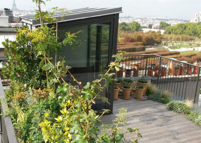 Aménagement d’une terrasse sur les toits