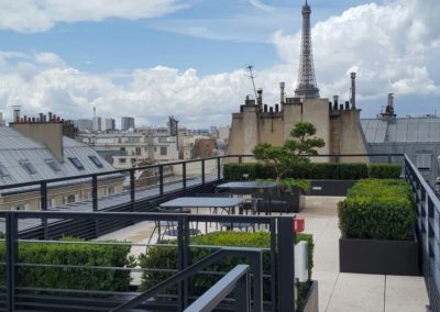 Réalisation des terrasses d’un grand groupe privé