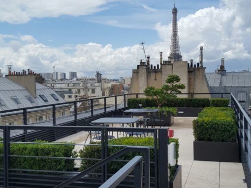 Réalisation des terrasses d’un grand groupe privé