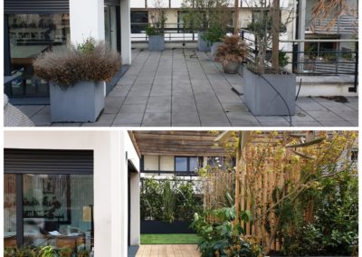 Aménagement d’une terrasse à Boulogne Billancourt