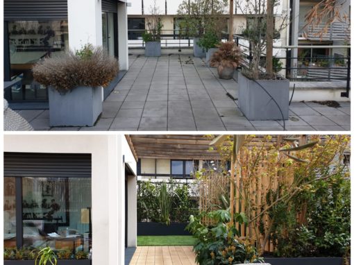 Aménagement d’une terrasse à Boulogne Billancourt